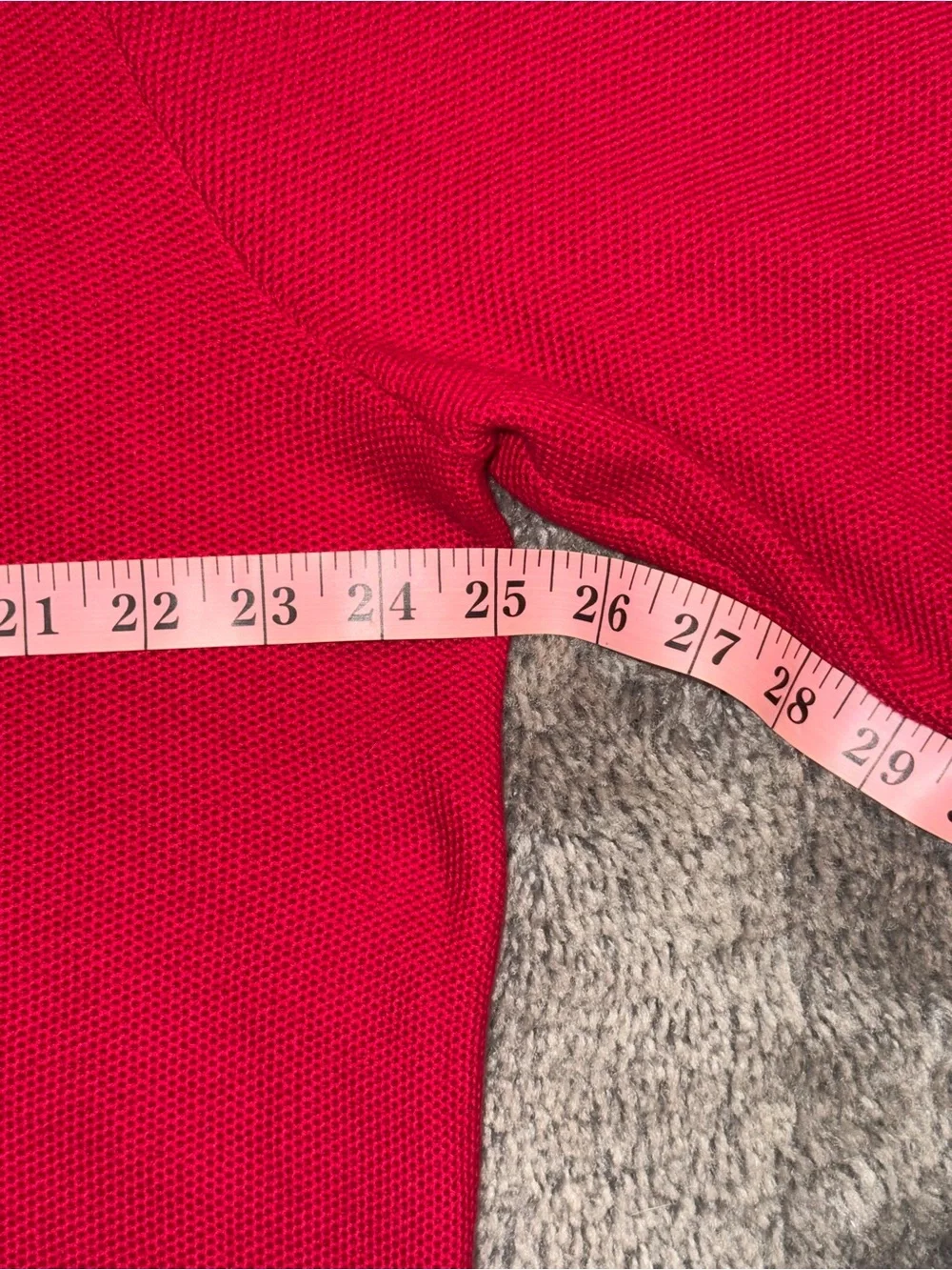 Polo by Ralph Lauren Men's Pima cotton Red Half-Zip Sweater